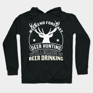 Live Free And Hunt Hard - Big Racks Matter - Funny Deer Buck Hunting Hoodie